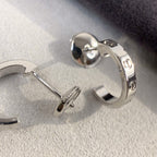 ¡®Imperial¡¯LOVE EARRINGS 2.65MM SILVER