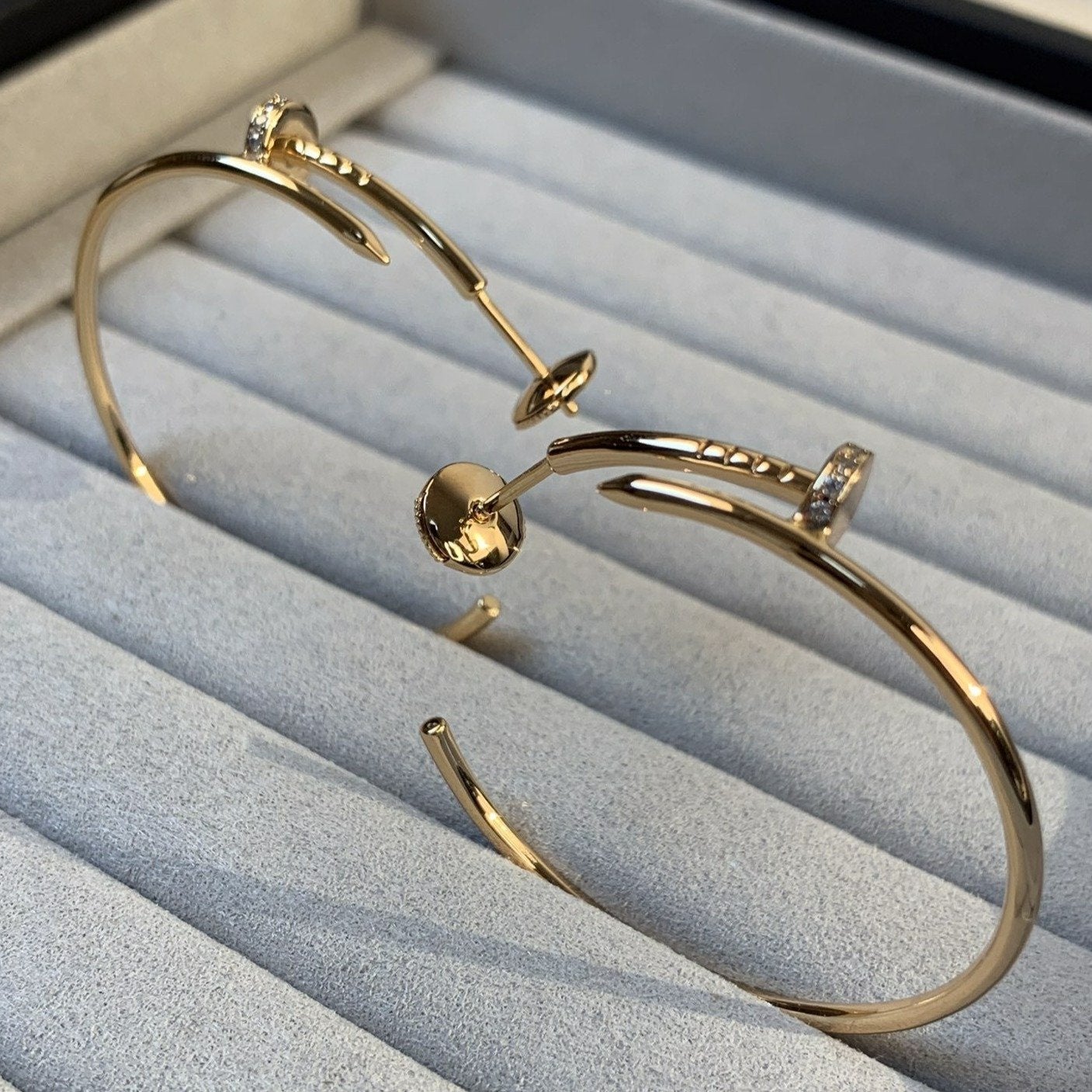 ¡®Imperial¡¯JUSTE EARRINGS GOLD DIAMONDS 1.8MM