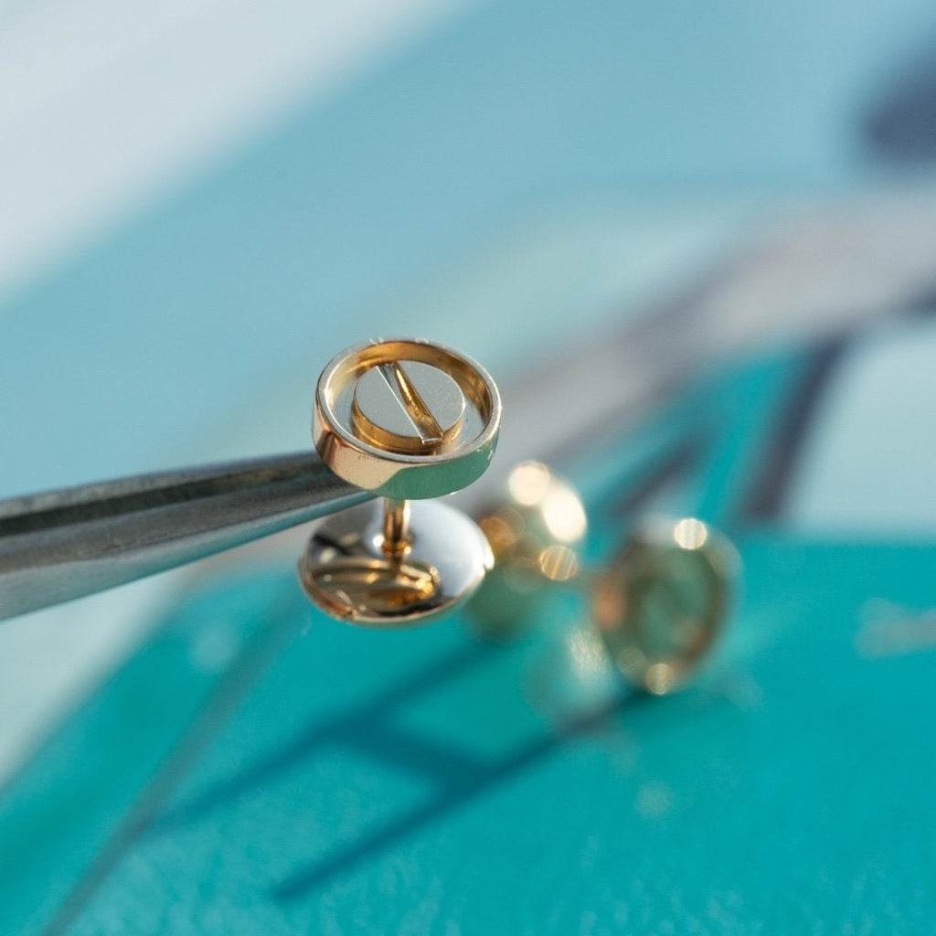 ¡®Imperial¡¯LOVE EARRINGS PINK GOLD 10MM