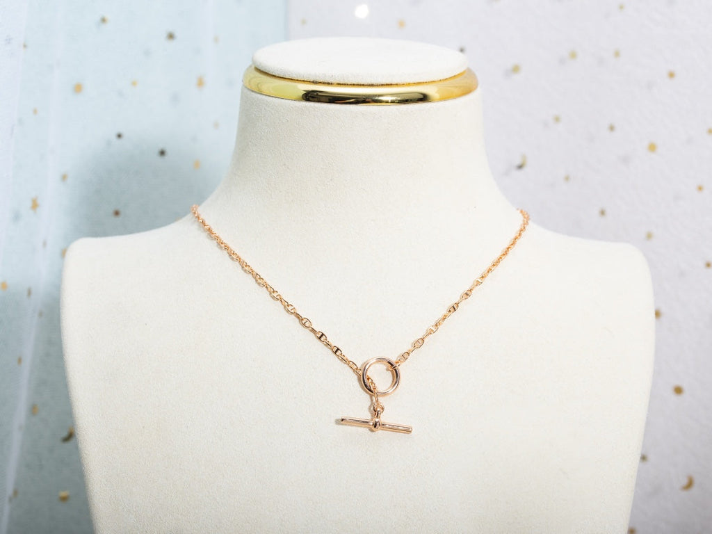 ¡®Imperial¡¯ECHAPPEE NECKLACE PINK GOLD