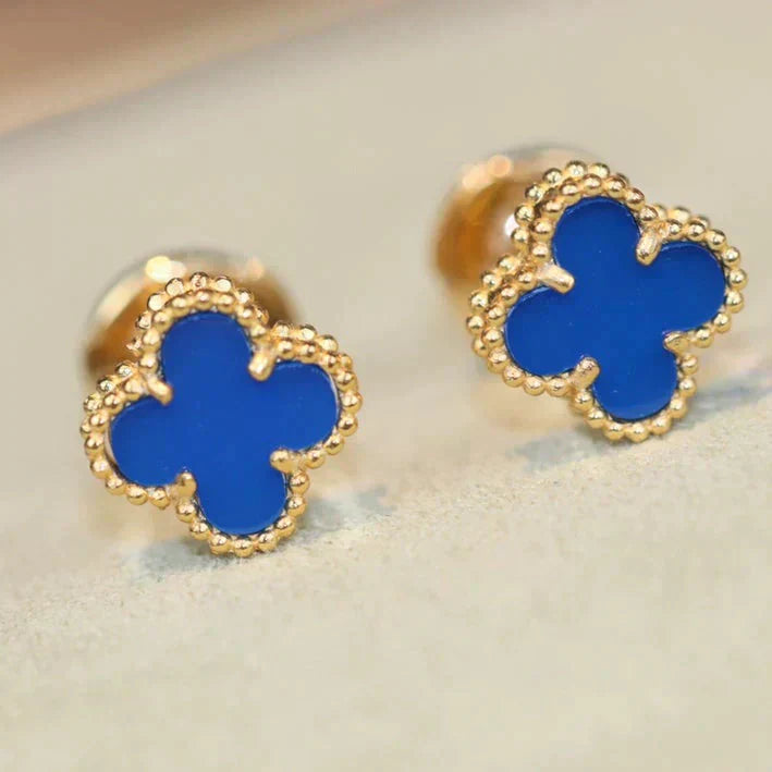 ¡®Imperial¡¯CLOVER MINI 9.5MM TURQUOISE EARRINGS