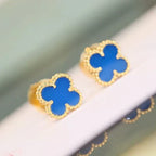 ¡®Imperial¡¯CLOVER MINI 9.5MM TURQUOISE EARRINGS