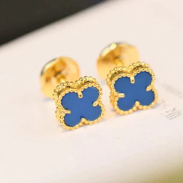 ¡®Imperial¡¯CLOVER MINI 9.5MM TURQUOISE EARRINGS