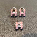 ¡®Imperial¡¯MINI POP H SILVER EARRINGS PINK