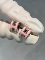 ¡®Imperial¡¯MINI POP H SILVER EARRINGS PINK