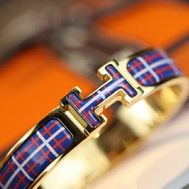 ¡®Imperial¡¯H TARTAN BRACELET 12MM