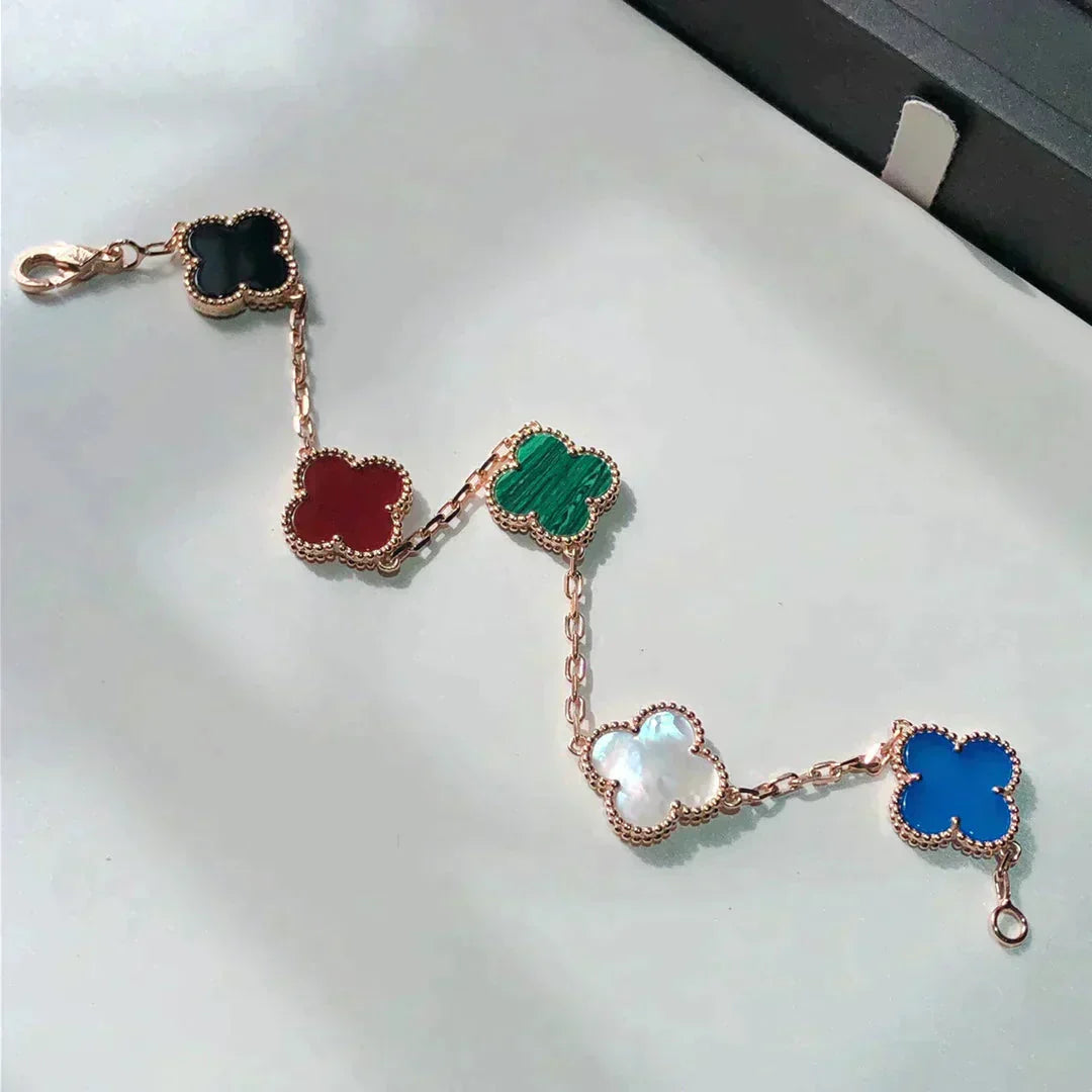 ¡®Imperial¡¯CLOVER 5 MOTIFS MULTICOLOR  BRACELET