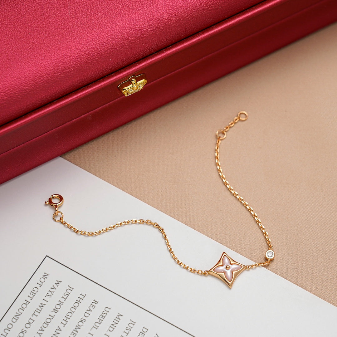 ¡®Imperial¡¯STAR 1 DIAMOND PINK GOLD BRACELET