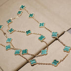 ¡®Imperial¡¯CLOVER 20 MOTIFS MALACHITE GOLD