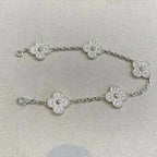 ¡®Imperial¡¯CLOVER 5 MOTIFS  DIAMOND BRACELET SILVER