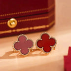 ¡®Imperial¡¯CLOVER MEDIUM 1 MOTIFS CARNELIAN  EARRINGS