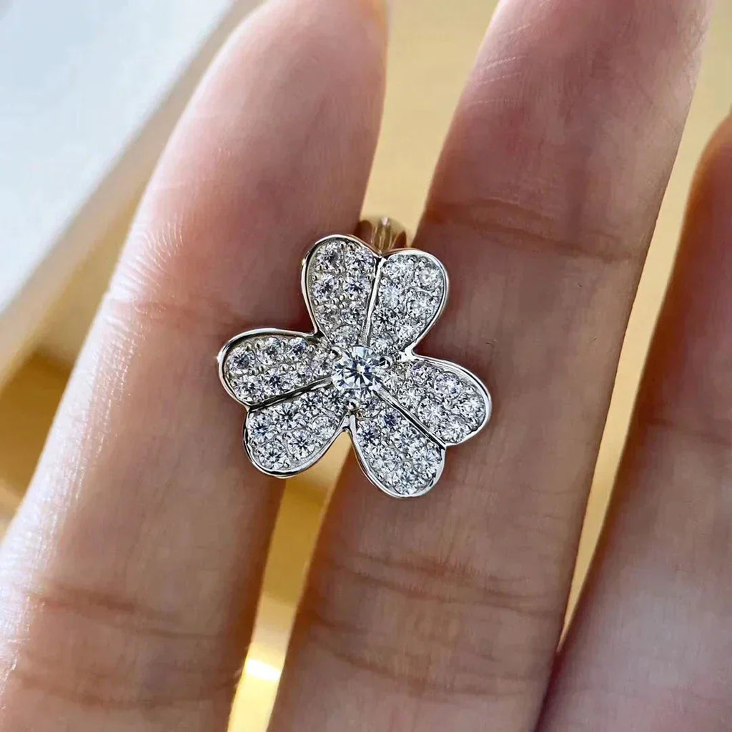 ¡®Imperial¡¯CLOVER COMOS DIAMOND EARRINGS SILVER