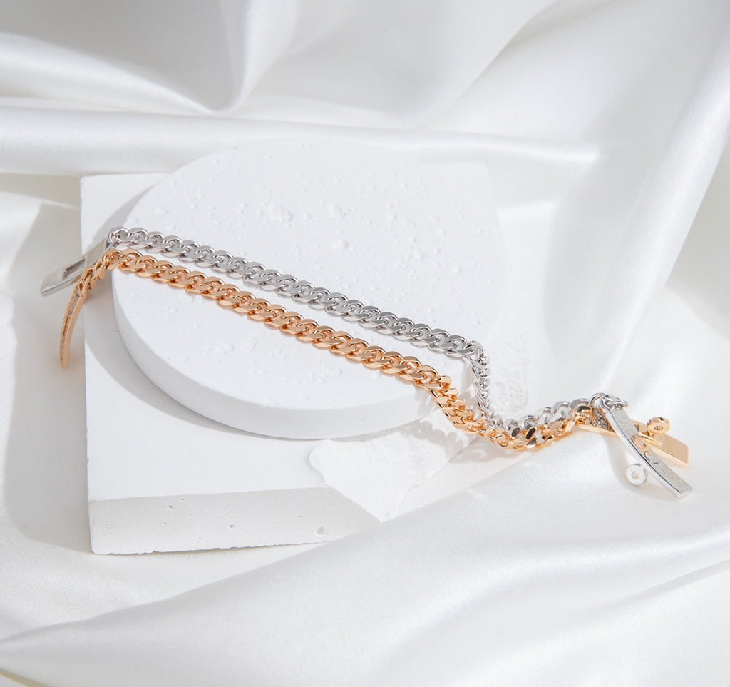 ¡®Imperial¡¯KELLY CHAIN SILVER DIAMOND BRACELET