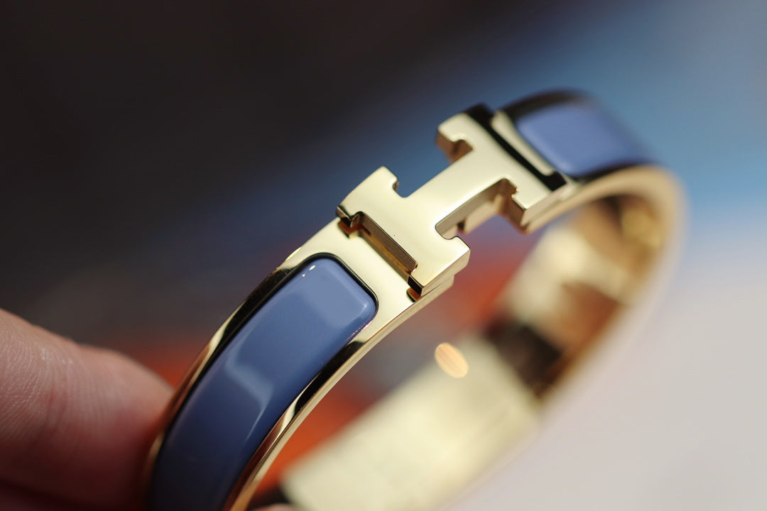 ¡®Imperial¡¯H BRACELET 12MM BLUE GRAY