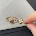 ¡®Imperial¡¯SUN 1 DIAMOND PINK MOP RING