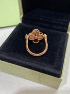 ¡®Imperial¡¯CLOVER RIVERSIBLE ROSE GOLD RING