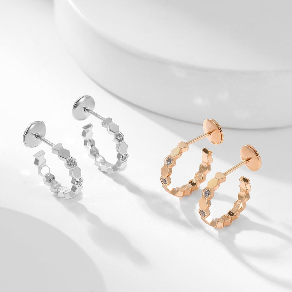 ¡®Imperial¡¯BEE LOVE DIAMOND HOOP EARRINGS