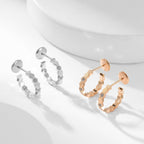 ¡®Imperial¡¯BEE LOVE DIAMOND HOOP EARRINGS