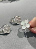 ¡®Imperial¡¯CLOVER SILVER MOP DIAMOND RING