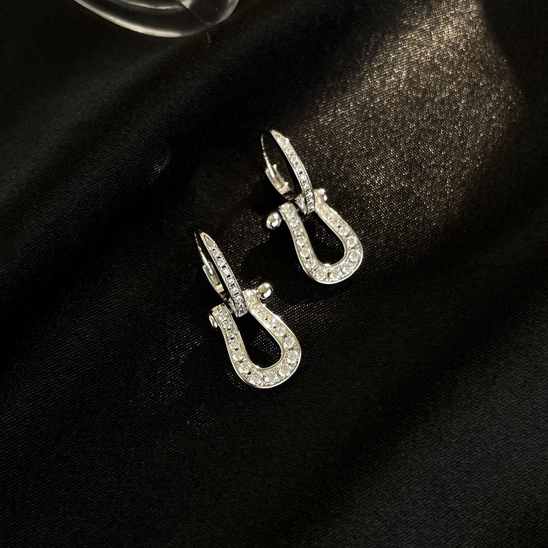 ¡®Imperial¡¯FORCE 10 FULL DIAMOND DROP EARRINGS MEDIUM MODEL