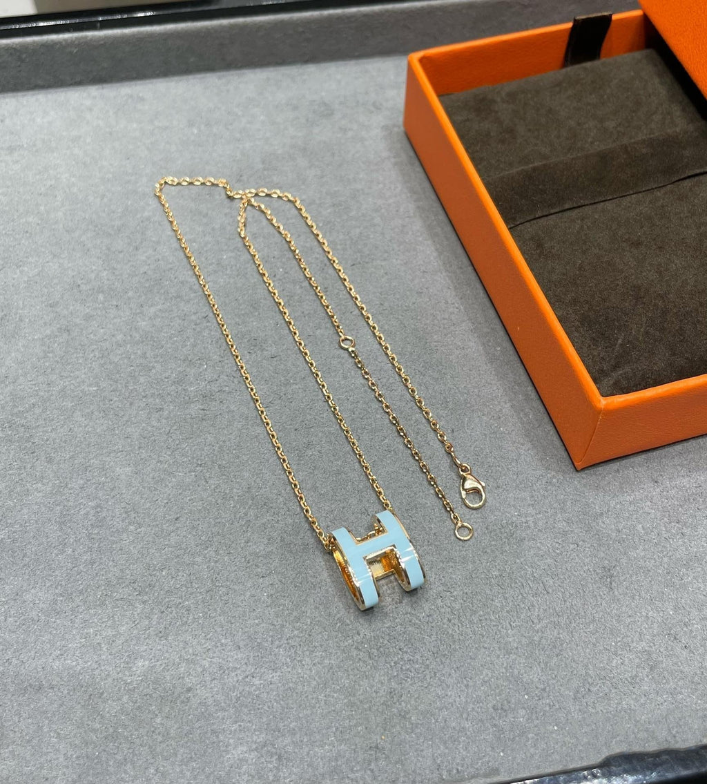 ¡®Imperial¡¯POP H SKY BLUE NECKLACE