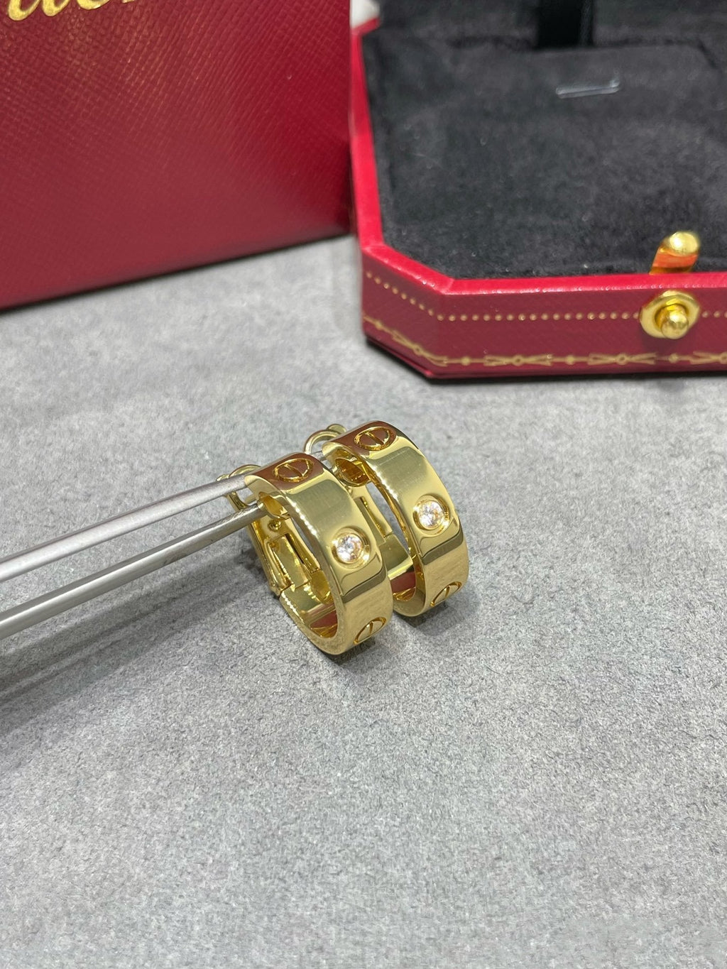 ¡®Imperial¡¯LOVE 5.5MM 1 DIAMOND EARRINGS