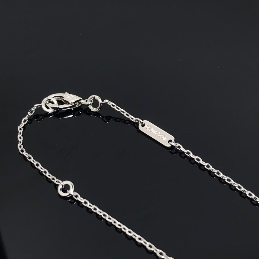 ¡®Imperial¡¯CLOVER PIETERSITE SILVER LONG NECKLACE