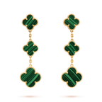 ¡®Imperial¡¯CLOVER MALACHITE 3 MOTIFS GOLD