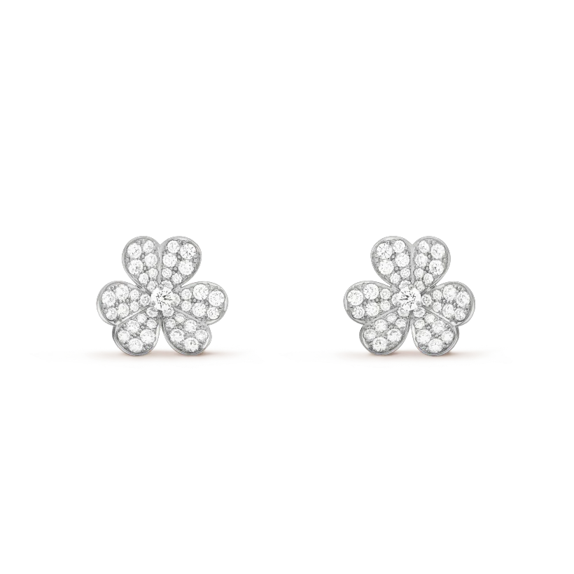 ¡®Imperial¡¯CLOVER COMOS DIAMOND EARRINGS SILVER