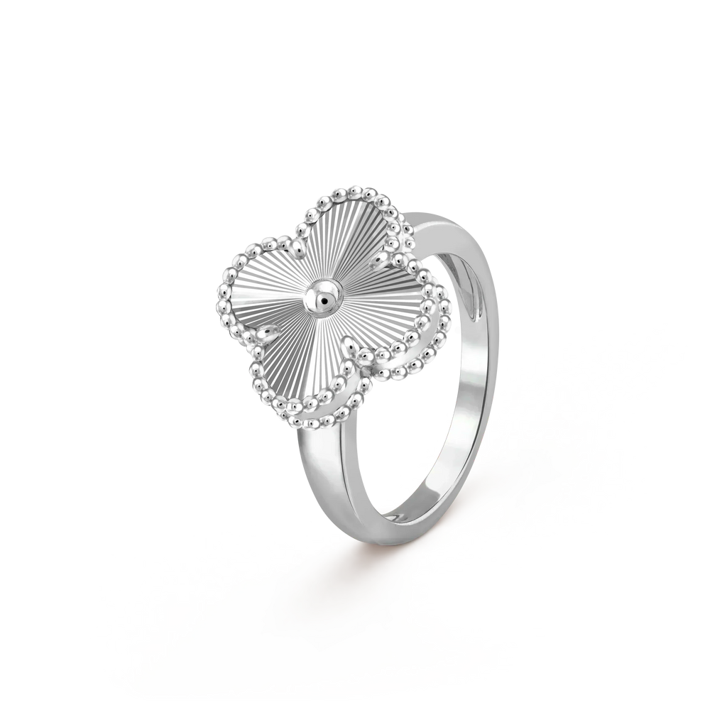 ¡®Imperial¡¯CLOVER SILVER RING