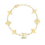 ¡®Imperial¡¯STAR AND SUN 7 MOTIFS GOLD BRACELET