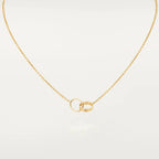 ¡®Imperial¡¯LOVE NECKLACE DOUBLE RING GOLD