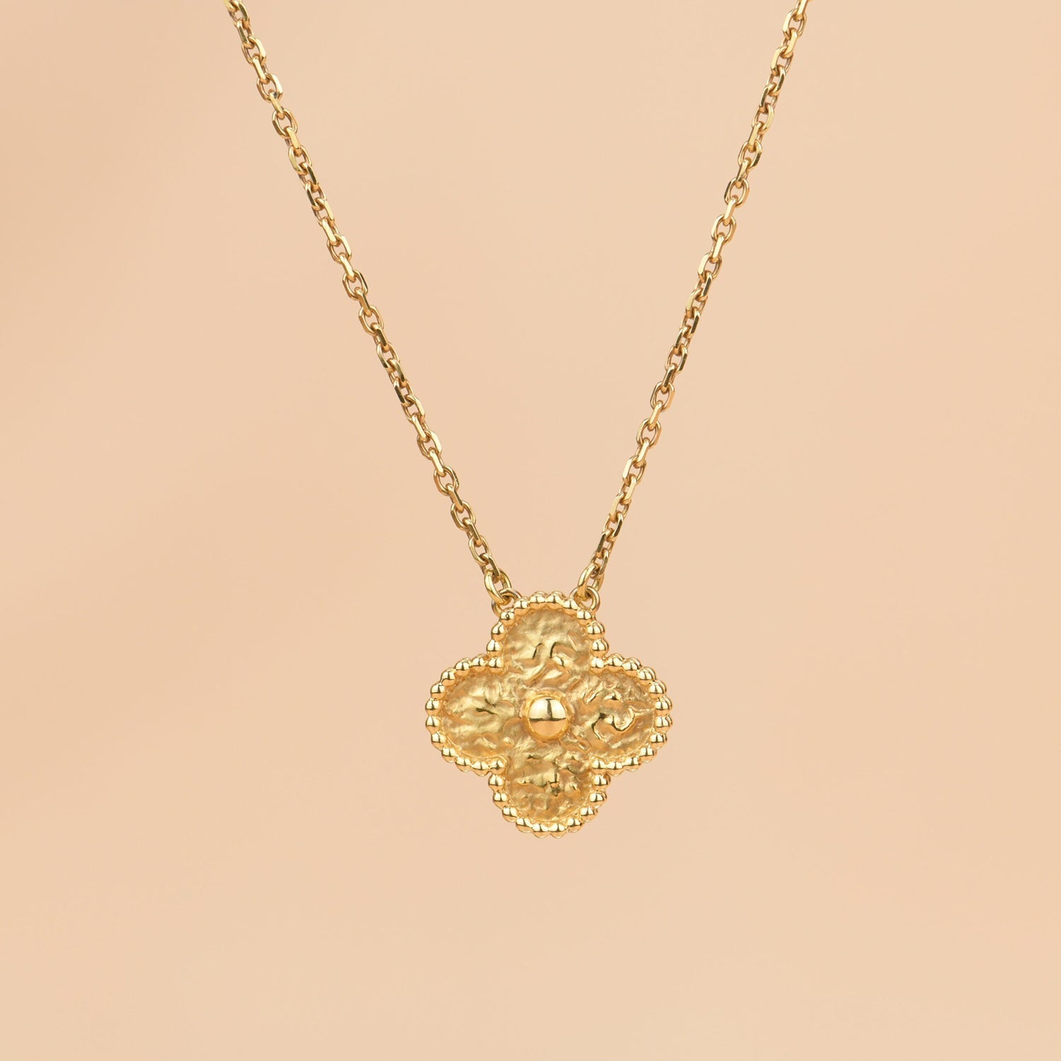¡®Imperial¡¯CLOVER 15MM  BRONZING NECKLACE
