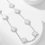 ¡®Imperial¡¯CLOVER 10 MOTIFS WHITE MOTHER OF PEARL NECKLACE