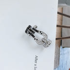 ¡®Imperial¡¯FORCE LARGE HORSESHOE BLACK WHITE DIAMOND BRACELET ROSE GOLD