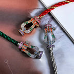 ¡®Imperial¡¯FORCE LARGE HORSESHOE  COLORED DIAMOND BRACELET ROSE GOLD