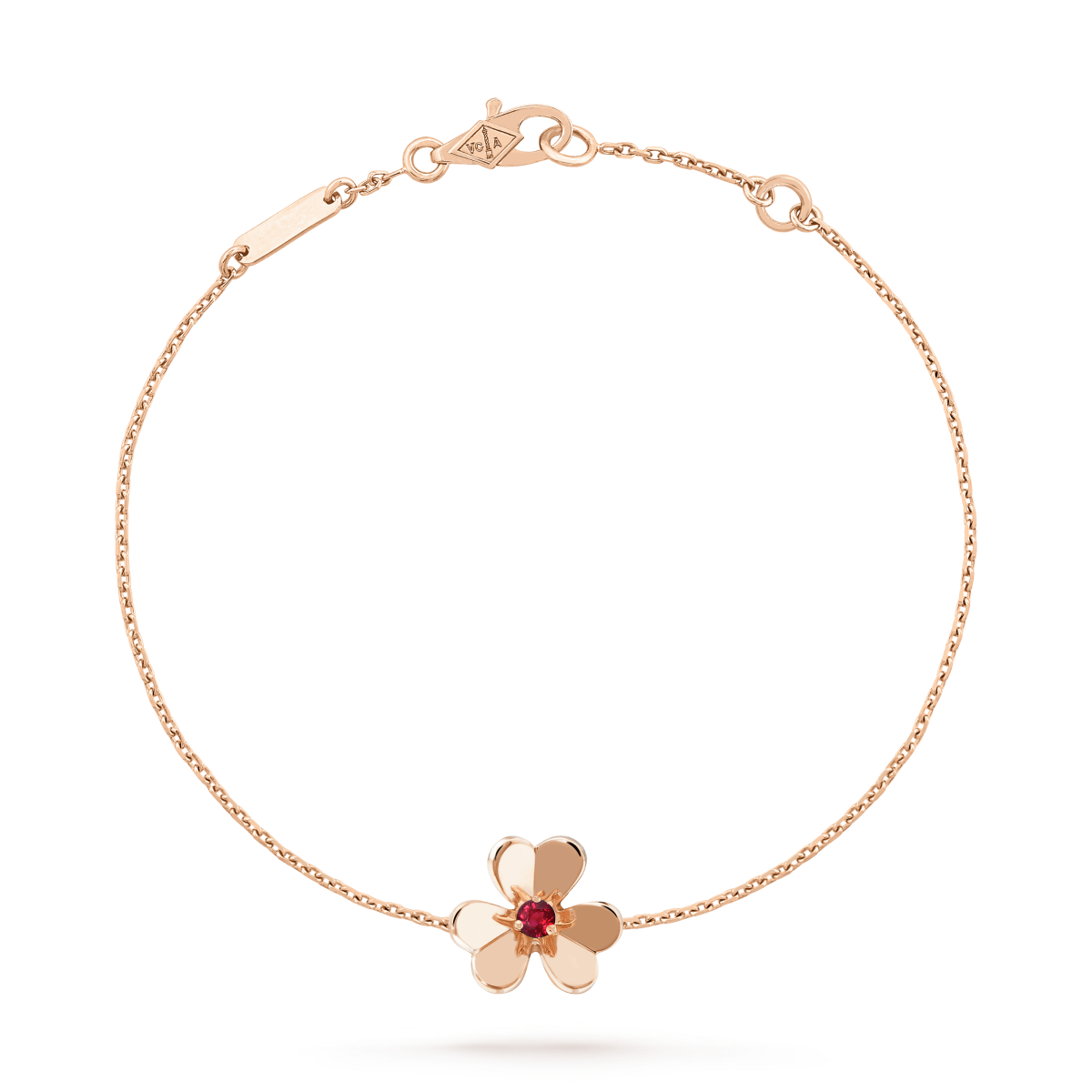 ¡®Imperial¡¯FRIVOLE GOLD FLOWER PINK MALACHITE BRACELET