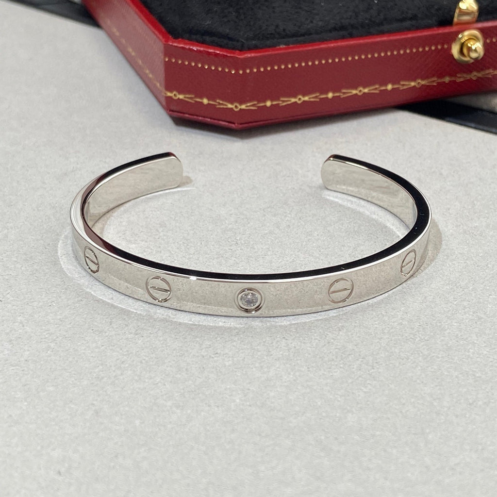 ¡®Imperial¡¯LOVE BRACELET 6.1MM 1 DIAMOND OPEN CUFF