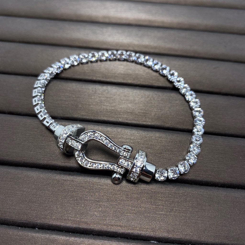 ¡®Imperial¡¯FORCE  HORSESHOE  DIAMOND TENNIS BRACELET