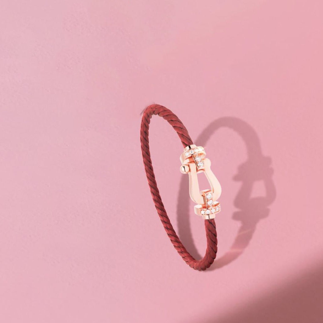 ¡®Imperial¡¯FORCE 10 HALF DIAMOND PINK GOLD RED CORDERI LARGE AND MEDIUM MODEL