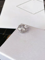 ¡®Imperial¡¯CLOVER SILVER RING