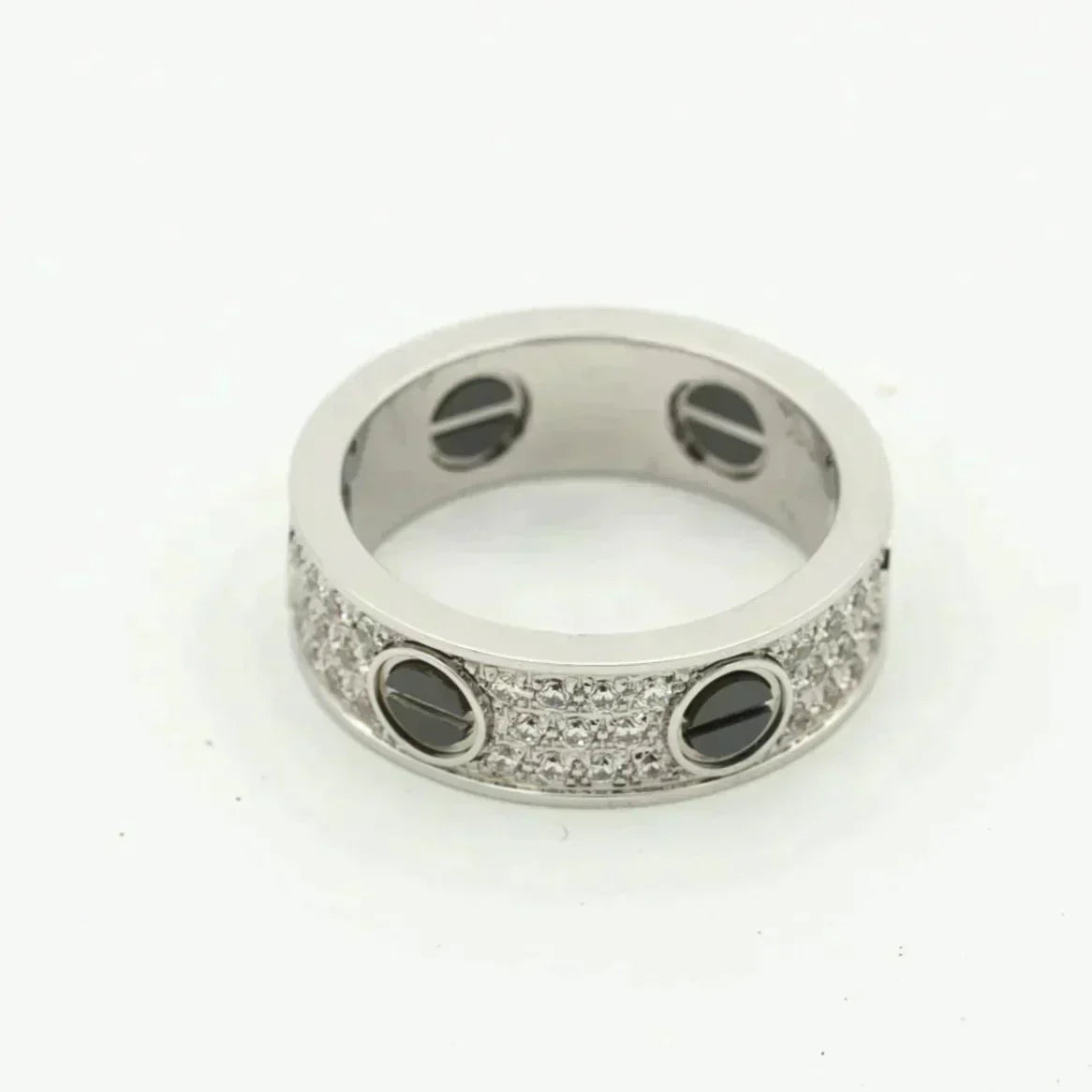 ¡®Imperial¡¯LOVE RING 5.5MM DIAMONDS PAVED CERAMIC