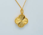 ¡®Imperial¡¯CLOVER 25MM PEDANT NECKLACE GOLD