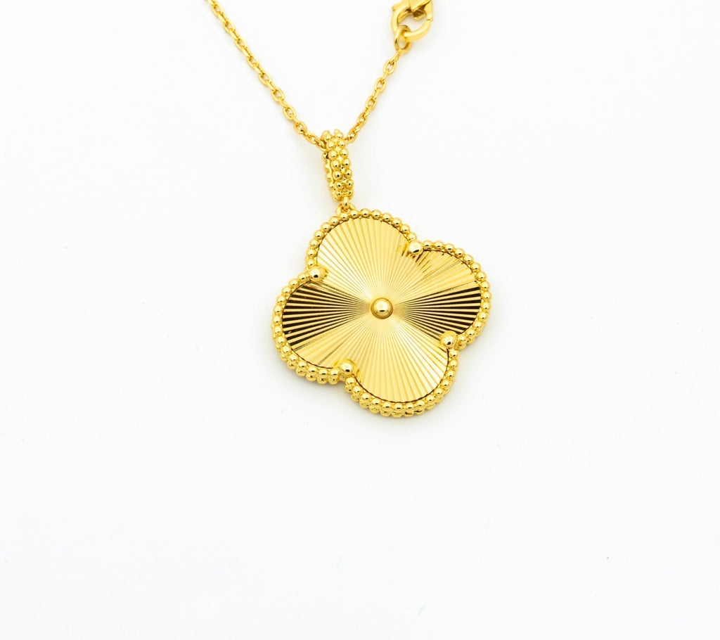 ¡®Imperial¡¯CLOVER 25MM PEDANT NECKLACE GOLD