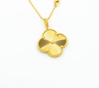 ¡®Imperial¡¯CLOVER 25MM PEDANT NECKLACE GOLD