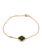 ¡®Imperial¡¯SUN MALACHITE 1 DIAMOND PINK GOLD BRACELET