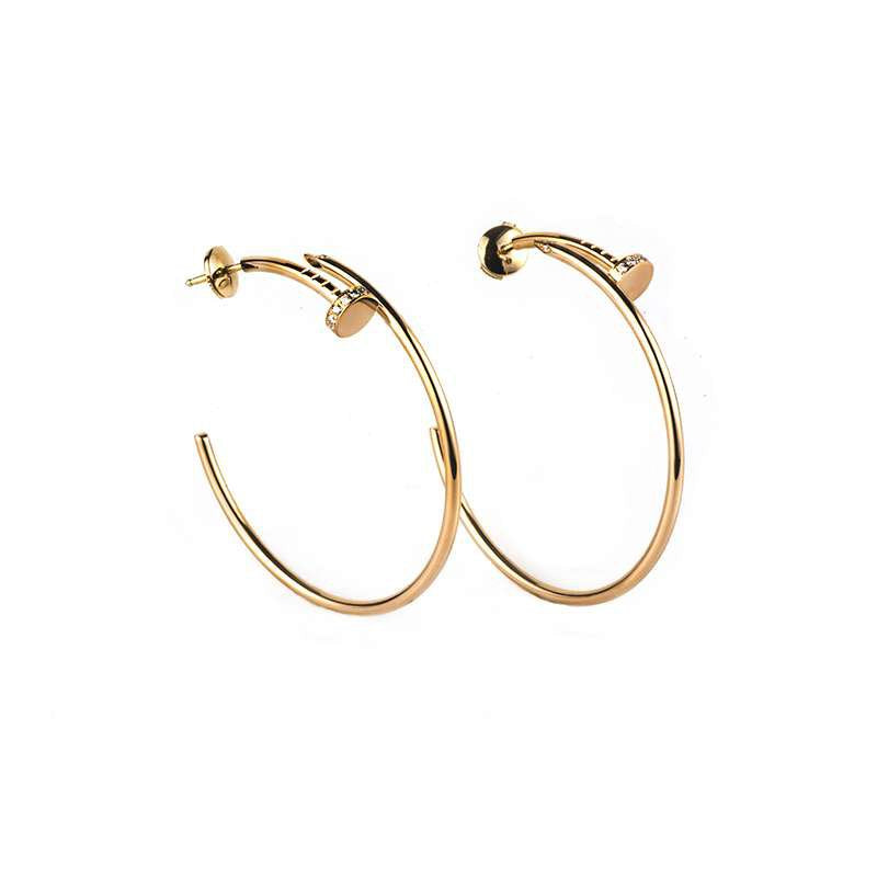 ¡®Imperial¡¯JUSTE EARRINGS GOLD DIAMONDS 1.8MM