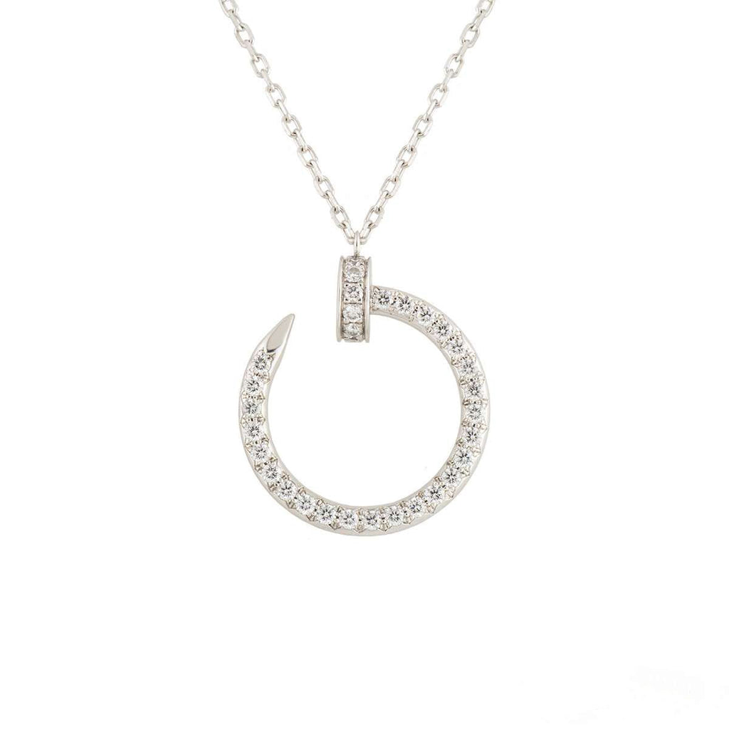 ¡®Imperial¡¯JUSTE NECKLACE SILVER DIAMONDS