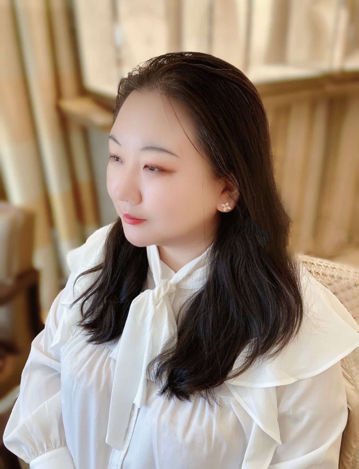 ¡®Imperial¡¯STAR BLOSSOM STUD EARRINGS PINK GOLD DIAMONDS