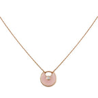 ¡®Imperial¡¯AMULETTE ROSE GOLD PINK MOP NECKLACE